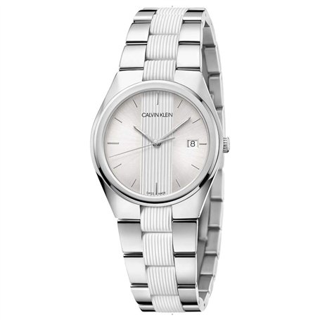 Calvin Klein Quartz Montre avec Bracelet en Acier Inoxydable K9E231K6