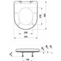 Laufen Universal Abattant WC blanc