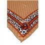 guess Foulard kefiah noelle 130×130 AW5134VIS03 LTL lait logo, multicolore, L
