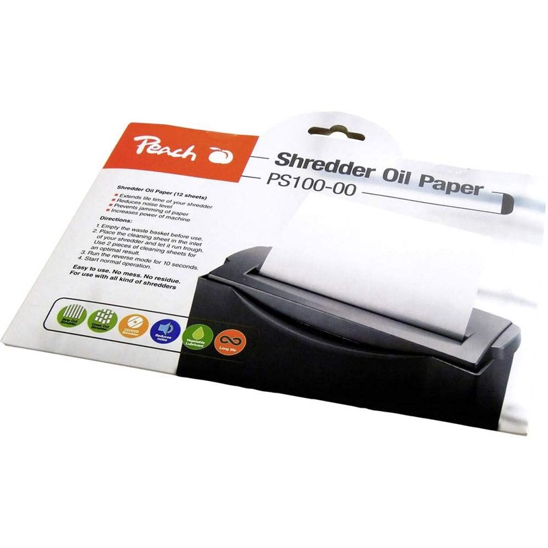 Peach Document Shredder Service Kit (Oil Paper) 12 envelopes