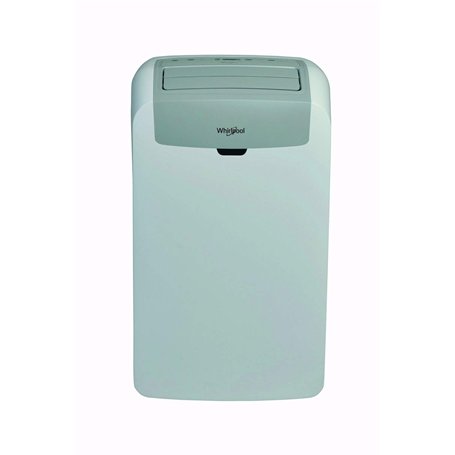 WHIRLPOOL PL Climatiseur Portable, 9k BTU ou 2,5KW, R290, Réversible Pompe à Chaleur, Blanc, A+, A+