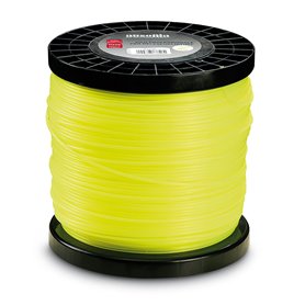 AUSONIA - 83747 Bobine DE Fil CARRÉ pour Coupe-Bordures ET DÉBROUSSAILLEUSE Professionnelle 3,00 MM X 2 KG