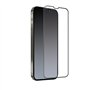SBS Verre de protection d'écran pour iPhone 13 Pro Max, ultra résistant, en verre trempé et bords en silicone noir pour coins ar