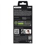 SBS Verre de protection d'écran pour iPhone 13 Pro Max, ultra résistant, en verre trempé et bords en silicone noir pour coins ar
