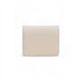 Love Moschino Portefeuille uni beige avec fermeture à clip - Portefeuilles, Beige