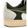 Diadora Mixte Magic Basket Low Suede Leather Chaussure de Gymnastique, Blanc, 45.5 EU