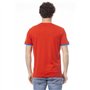 Invicta T-shirt élégant à col rond pour homme avec logo Crimson, Rouge, Taille S
