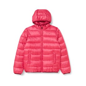 Champion Legacy Outdoor K - Light WR Hooded, Veste rembourrée Garçon, Rosa Fluo,