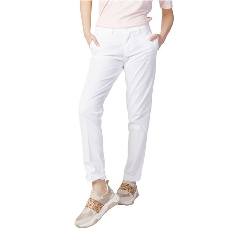 Blauer Pantalon Long, 100 Blanc Optique, 40 Femme