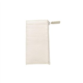 Cerruti 1881 Portefeuille chic en cuir blanc avec logo sur le devant pour homme, blanc, Portefeuille à deux volets