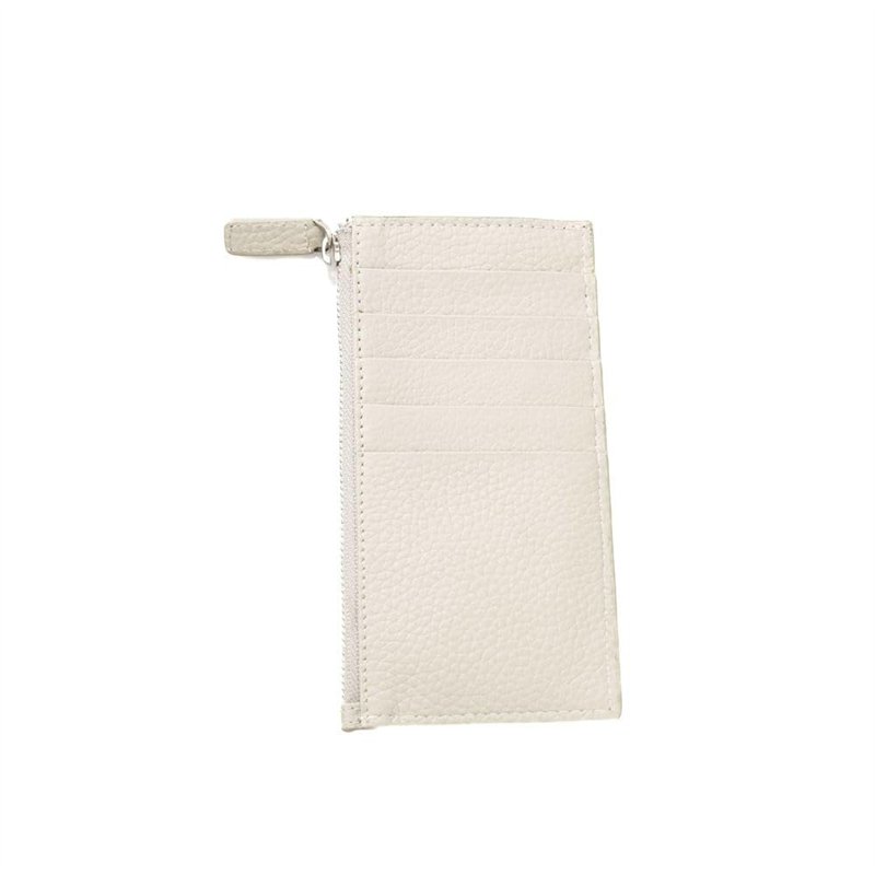 Image secondaire de Cerruti 1881 Portefeuille chic en cuir blanc avec logo sur le devant pour homme, blanc, Portefeuille à deux volets