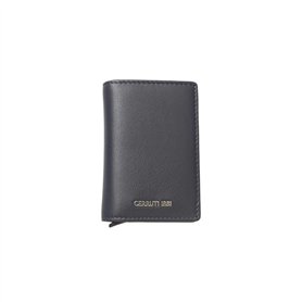 Cerruti 1881 Portefeuille en cuir bleu pour homme, bleu, taille unique
