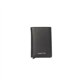 Cerruti 1881 Portefeuille en cuir noir pour homme, noir, taille unique