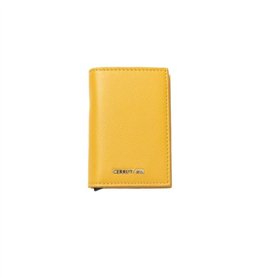 Cerruti 1881 Portefeuille en cuir jaune pour homme, jaune, taille unique
