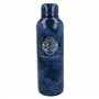 Stor - Bouteille réutilisable et transportable 515 ml - Acier inoxydable - Motif Poudlard - Bleu