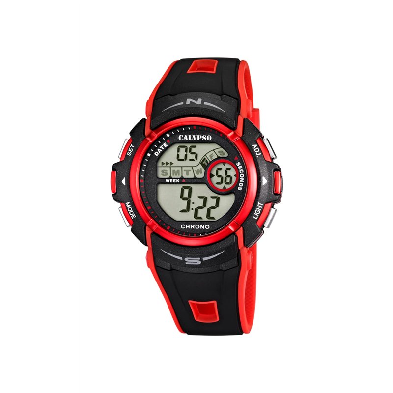CALYPSO Mixte Digital Quartz Montre avec Bracelet en Plastique K5610/5