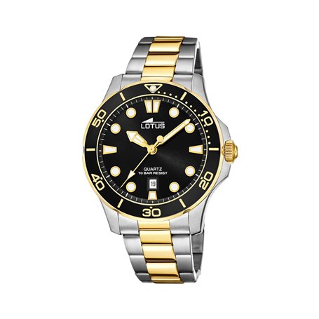 Lotus Homme Analogique Quartz Montre avec Bracelet en Acier Inoxydable 18760/2
