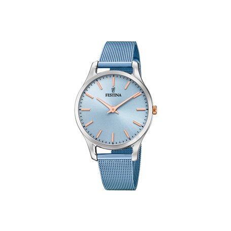 FESTINA Femme Analogique Quartz Montre avec Bracelet en Acier Inoxydable F20506/2