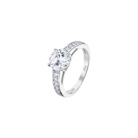 Lotus Bague Silver Bague Mme Solitaire LP3507-3/114 Marque, Taille unique, Métal, Aucune pierre précieuse