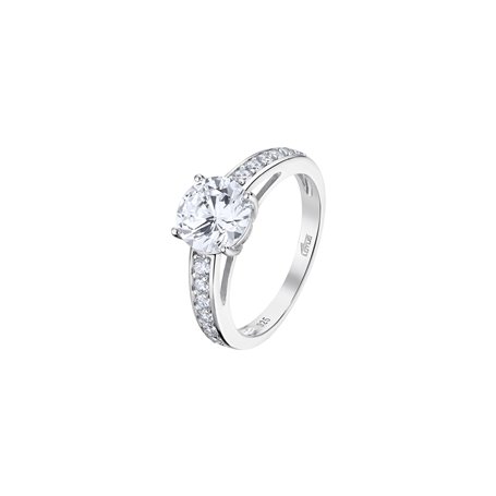 Lotus Bague Silver Bague Mme Solitaire LP3507-3/114 Marque, Taille unique, Métal, Aucune pierre précieuse