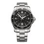 Victorinox Hommes Analogique-Numérique Quartz Montre avec Bracelet en Acier Inoxydable