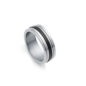 Anillo Viceroy 75294A02410 acero IP negro