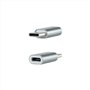 Nanocable 10.02.0011 - Adaptateur USB-C vers Micro USB, USB-C/M-M-Micro B/H, Aluminium, Gris