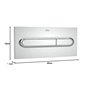 Roca A890195001 Plaque d'actionnement Double décharge PL1 Dual One Chrome
