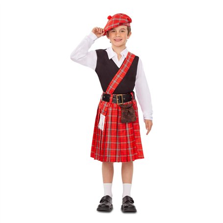 My Other Me Déguisement Petit Écossais garçon - Multicolore - 10-12 Ans (140-152 cm)
