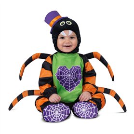 VIVING Déguisement Araignée Colorée 12-24 M (Bonnet, combinaison, pattes et chaussures)