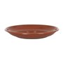 INDE 123831 Soucoupe pour Pot de Fleurs en céramique Marron