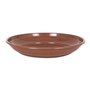 INDE 123831 Soucoupe pour Pot de Fleurs en céramique Marron