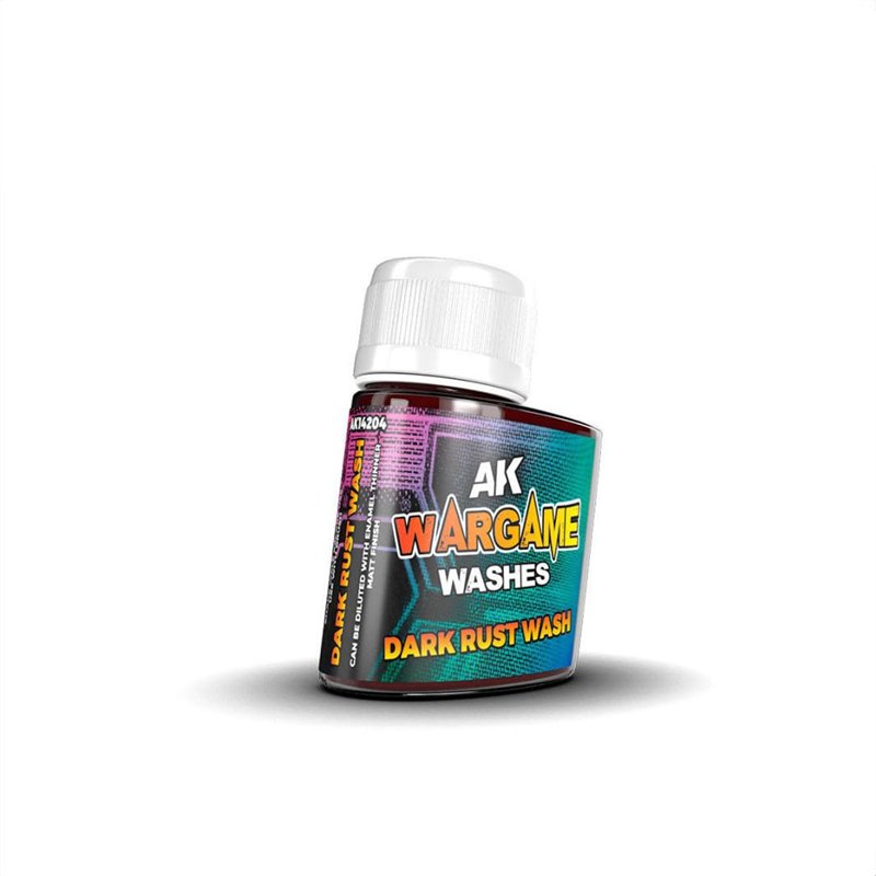 Ak+Interactive+Pot+de+Wash+For+Wargame+-+Dark+Rust+Wash+%2835+ml%29