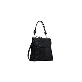 Desigual Accessoires PU, Mini Sac à Dos en polyuréthane Femmes, Noir, Einheitsgröße