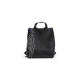 Desigual Accessoires PU, Mini Sac à Dos en polyuréthane Femmes, Noir, Einheitsgröße