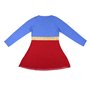 CERDÁ LIFE'S LITTLE MOMENTS Robe À Manches Longues pour Fille-Superman-avec Tutu-Licence Officielle DC Comics Bridesmaid Dress, 
