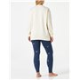 CERDÁ LIFE'S LITTLE MOMENTS Femme Pyjama Femme D'hiver Baby Yoda [ The Mandalorian ] 100% Coton avec T-shirt et Pantalon - Licen