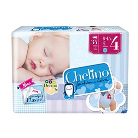 Chelino Fashion & Love Lot de 34 couches taille 4 (9-15 kg)