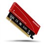 AXAGON compatible PCEM2-N PCIe-3.0-x16-Adapter, 1x M.2-NVMe-SSD, bis 2280 - passive Kühlung