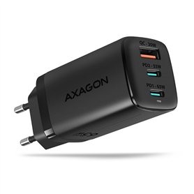 AXAGON ACU-DPQ65 Chargeur d'appareils Mobiles Smartphone Noir Secteur Charge Rapide Intérieure