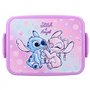 Vadobag STITCH ANGEL Boîte à goûter en plastique avec couvercle - dimensions 16x13x5cm DISNEY Original Lilo et Stitch