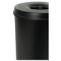 V-Part Poubelle anti-feu Noir 50 litres