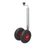 ProPlus 341508 Roue Jockey Double Jante Plastique avec Pneu d'Aire, 260x85 mm, 48 mm, Metal/Noir