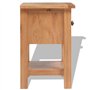 vidaXL Table de Chevet Chêne Massif 36 x 30 x 47 cm Marron