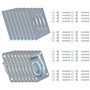 vidaXL Anneau d'arrimage pour remorque 8 pcs Acier galvanisé 2000 kg