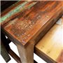 Set de 3 Tables Basses gigognes Antique Vintage