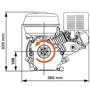 vidaXL Moteur à Essence 6,5 CH 4,8 kW Noir Moteur à Essence Cylindrée 196 cc