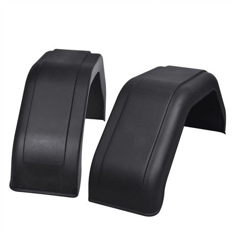 vidaXL 2X Garde-Boue pour Remorque 200x680 mm Débris Carrosserie Résistant