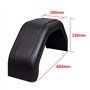 vidaXL 2X Garde-Boue pour Remorque 200x680 mm Débris Carrosserie Résistant