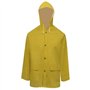 vidaXL Imperméable Robuste 2 pièces avec Capuchon et Salopette Jaune M pour randonnée